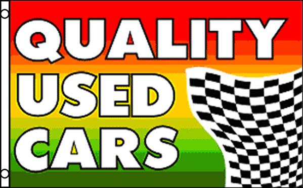 Quality Used Cars Flag  36"x 60"