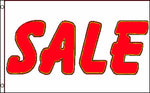 Sale - White & Red 36"x 60"