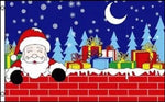 Xmas Even and Santa 36"x 60"