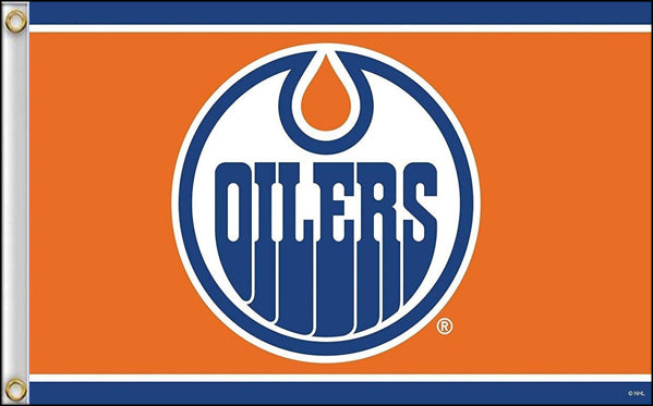 NHL Edmonton Oilers Orange 36"x 60"