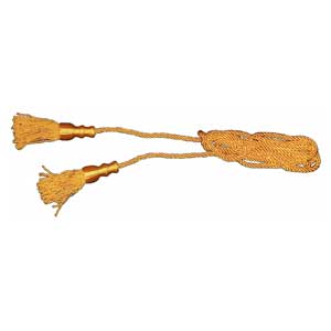 Gold Cord w/ Tassle (Variety Sizes)