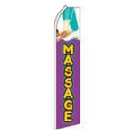 Massage Feather Banner 11.5'x2.5'