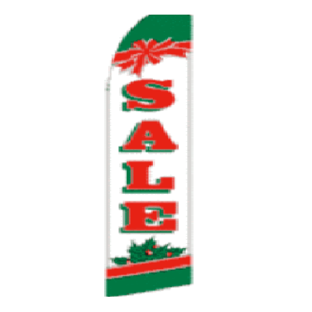 11.5' x 2.5' Feather Blade Flag Christmas Sale