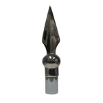 Spear Chrome Finial Pole Top