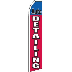 Auto Detailing Feather Banner 11.5'x2.5'