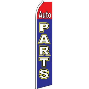 Auto Parts Feather Banner 11.5'x2.5'