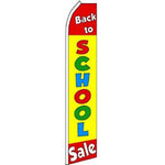 Sale, Back to School Feather Banner 11.5'x2.5'
