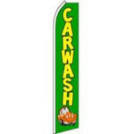 Car Wash Feather Banner 11.5'x2.5'