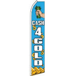 Cash 4 Gold Feather Banner 11.5'x2.5'