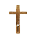 Brass Cross Finial Pole Top