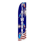 Fireworks, Wave Feather Banner 11.5'x2.5'