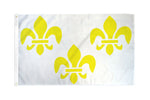 Fleur de Lis white 36"x 60"