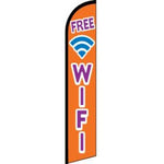 Free Wifi Feather Banner 11.5'x2.5'