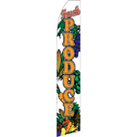 Fresh, Produce Feather Banner 11.5'x2.5'