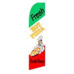 Fresh Hot Pizza Feather Banner 11.5'x2.5'