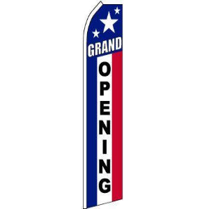 Grand Opening Feather Banner 11.5'x2.5'