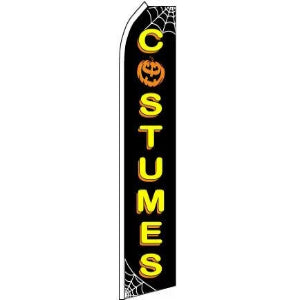 Halloween, Costumes Feather Banner 11.5'x2.5'