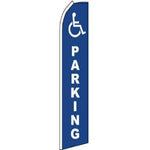Handicapped Parking Feather Banner 11.5'x2.5'