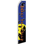 Happy Halloween Feather Banner 11.5'x2.5'