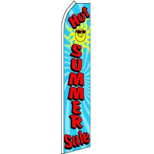 Sale, Hot Summer Feather Banner 11.5'x2.5'