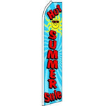 Sale, Hot Summer Feather Banner 11.5'x2.5'