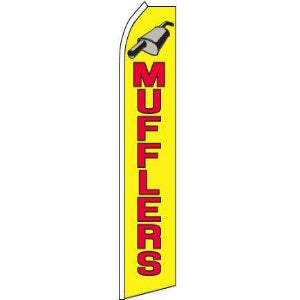 Mufflers Feather Banner 11.5'x2.5'