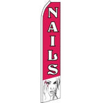 Nails Feather Banner 11.5'x2.5'