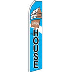 Open House, House Feather Banner 11.5'x2.5'