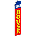 Open House, Red Feather Banner 11.5'x2.5'