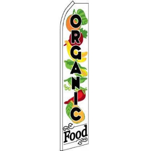 Organic Food Blade Banner 11.5'x2.5'