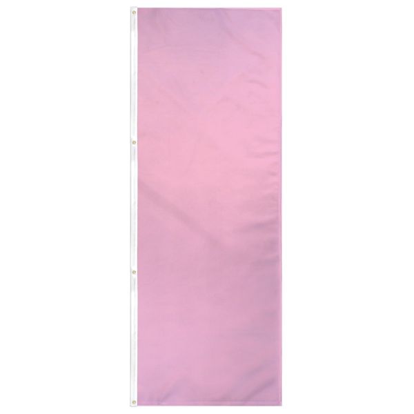 Banner, solid colour, Pink 3'x8'