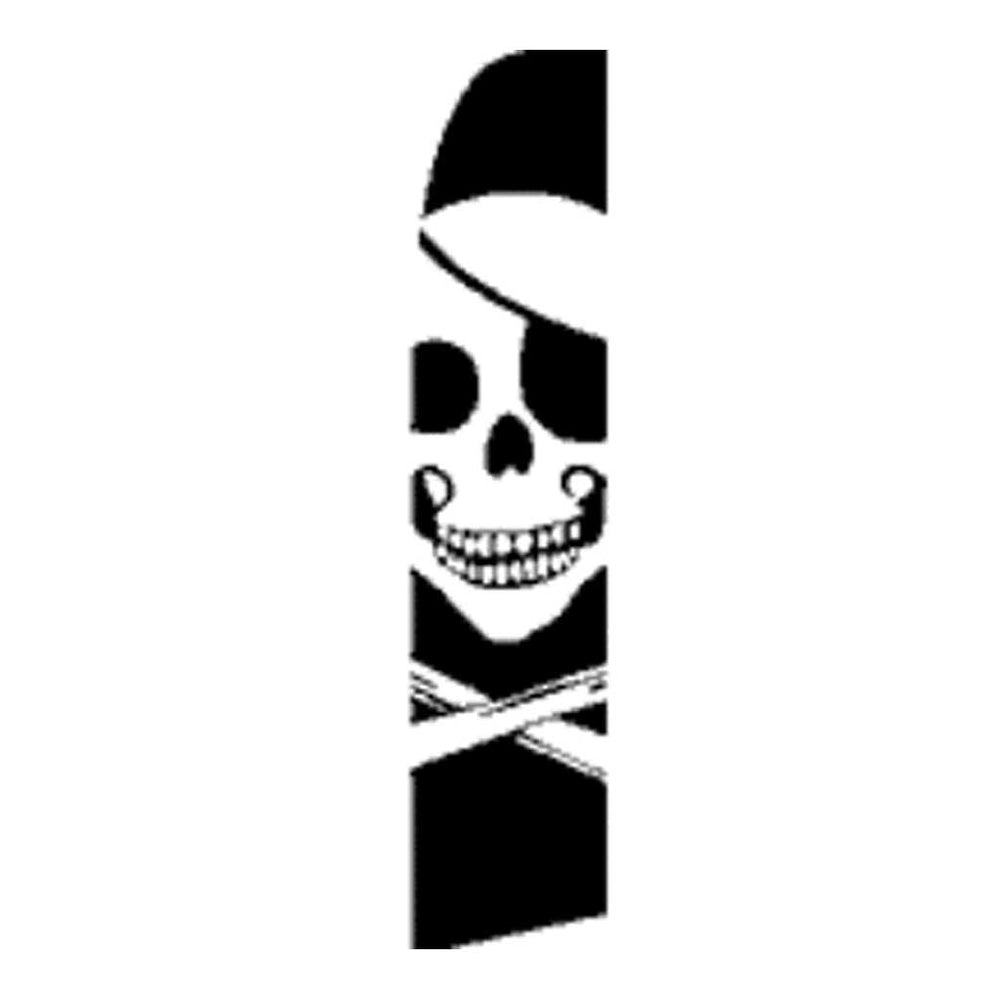 Pirate with Patch Feather Banner 11.5'x2.5'