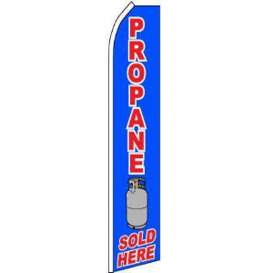 Propane Feather Banner 11.5'x2.5'