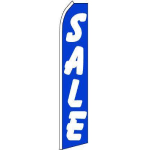Sale, Blue Feather Banner 11.5'x2.5'