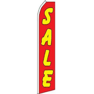 Sale, Red/Yellow Feather Banner 11.5'x2.5'