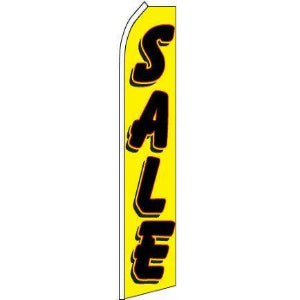 Sale, Yellow Feather Banner 11.5'x2.5'