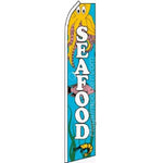 Seafood Feather Banner 11.5'x2.5'