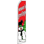 Season's Greetings Feather Banner 11.5'x2.5'