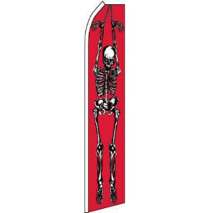 Skeleton Feather Banner 11.5'x2.5'