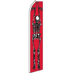 Skeleton Feather Banner 11.5'x2.5'