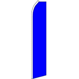 Solid Blue royal Feather Banner 11.5'x2.5'