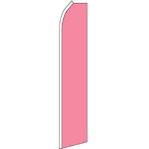 Solid Pink Feather Banner 11.5'x2.5'