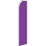 Solid Purple Feather Banner 11.5'x2.5'