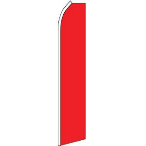 Solid Red Feather Banner 11.5'x2.5'