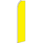 Solid Yellow Feather Banner 11.5'x2.5'