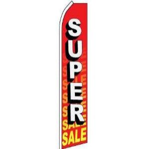 Super Sale, Red Feather Banner 11.5'x2.5'