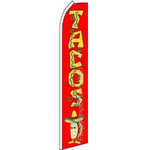 Tacos Feather Banner 11.5'x2.5'