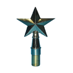 Texas Star Finial Pole Top