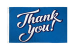 Thank You, blue