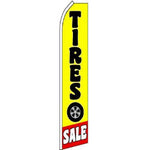 Tires Feather Banner 11.5'x2.5'